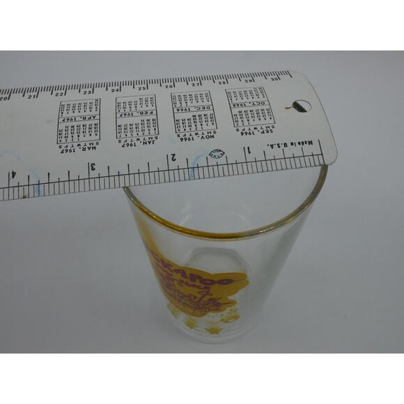 Kickapoo Joy Juice Drinking Glass 1965 Capp Enterprises Vintage Advertising - Picture 9 of 9